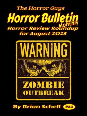 cover image of Horror Bulletin Monthly August 2023